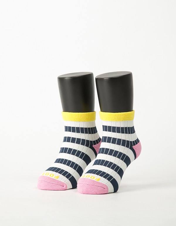 特-綜合條紋兒童薄襪