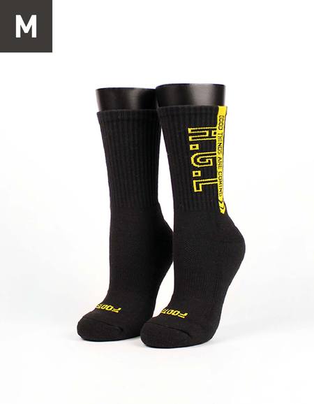 H.G.L螢光運動氣墊襪